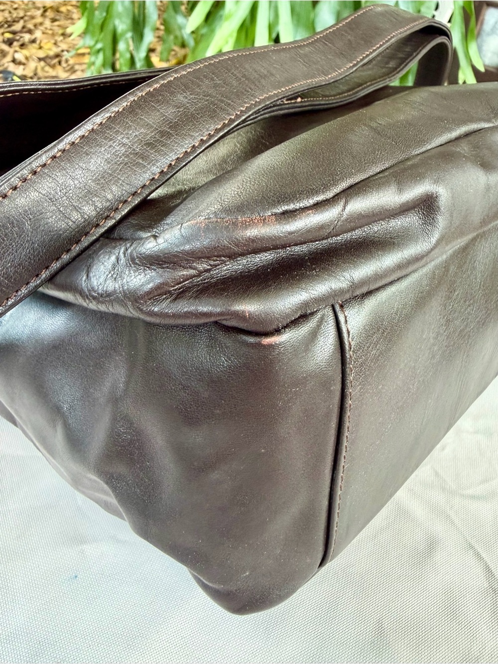 Authentic Bally Brown Leather Messenger Shoulder Bag Made in Italy + COA - Picture 15 of 16